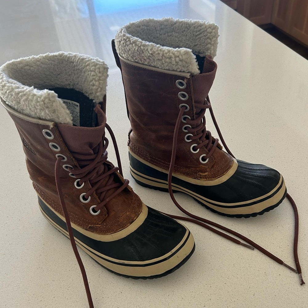 Sorel Women’s snow boots.